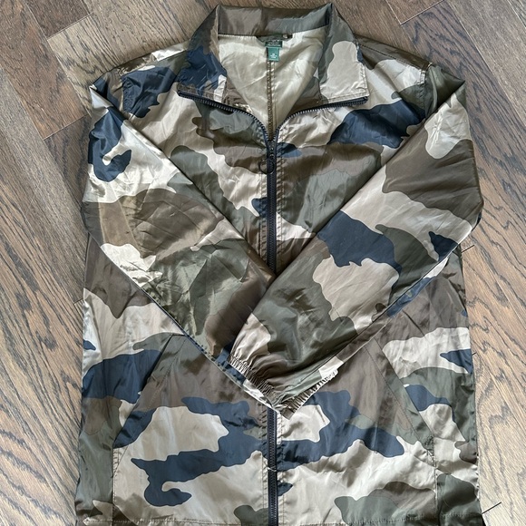 Wild Fable WINDBREAKER JACKET WOMEN CAMO 💚 🟤🖤 SIZE XS - Picture 10 of 12